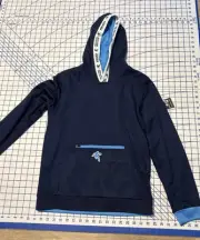 Boys And1 Dark/Light Blue Reversible Hoodie Sz XL