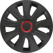 VNJR214 Hub Cover Set, Red/Black