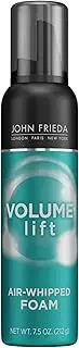 John Frieda Luxurious Volume Perfectly Full Mousse for Lightweight Fullness, Fine Hair Nourishing Mousse for Natural Volume, Formulated with Air-Silk Technology, 212ml
