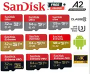 Micro SD Card SanDisk Ultra Extreme Pro 64GB 128GB 256GB 512GB 1TB Memory Card