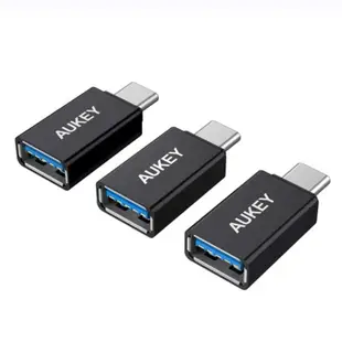 《24小時台灣出貨》AUKEY USB C 轉接頭 TypeC轉USB 3.0 Mac Pro Air iPad