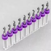 10pcs 3mm Micro Tungsten Carbide Twist Drill Bit PCB For Dremel Rotary CNC