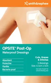 Opsite Post Op Waterproof Dressings 6.5 x 5cm 5 Pack