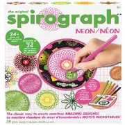 Spirograph Neon Drawing and Design Set