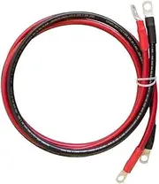 RENOGY One Pair Red+Black Renogy 1.5M 25mm² Inverter Cable to Battery for 3/8 IN Lugs