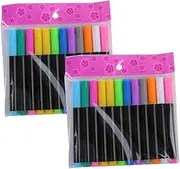 DECORNIJIA 1 Set Water-based Pen Liquid Chalk LED Fluorescent Board Pen Wipe Traceless Watercolor Pen Plastic