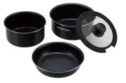 CAPTAIN STAG Cooker Multi-Pot Frying Pan Set Compact with Storage Case
