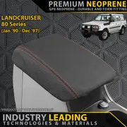 Toyota Landcruiser 80 Series - GP6 Premium Neoprene Console Lid Cover (Made to Order)