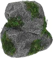 CIYODO 2pcs Realistic Fake Rocks for Indoor Plants and Outdoor Landscaping Artificial Stone for Aquarium Micro Landscaping Decor
