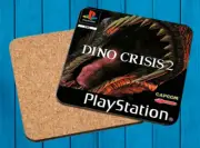 Dino Crisis 2 PLAYSTATION Psx Coaster Wood Wooden Coasters