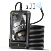 Borescope Inspection Camera with Light, Industrial Endoscope Camera with 4.3”