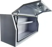 White Steel 1210MM One Tonner Full Door Toolbox Heavy Duty Tool Box For Utes Tra