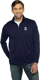 Vantage Apparel Men's Collegiate Micro Mesh Performance Team Color 1/4 Zip Pullover