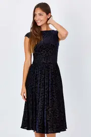 Laura Cap Sleeve Full Circle Dress--VER-LAURA