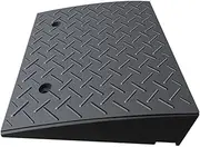 Loyimioo Heavy Duty Car Ramps, 20,000 lbs Capacity, Anti Slip Surface, Rubber Plastic Composite Threshold Ramps for Vehicle, Wheelchair, Black