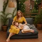 Bean Bag Chair sofa Bed Sofa Cum Cover only cover polyester Without Filling