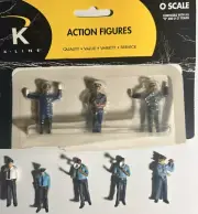 Bachmann Police Squad K-Line Police Officers O Scale 8 Hand Painted Figures NEW