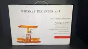 Whiskey Gifts 1250 ml Whiskey Decanter Set 2 Whiskey Glasses, Great Bourbon