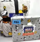 PEANUTS SNOOPY WOODSTOCK HALLOWEEN Berkshire Throw & Full Sheet Set