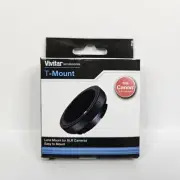 Vivitar T-Mount Adapter to Canon EF-Mount for Digital SLR Camera - Black