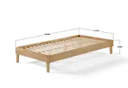 CRAIG King Single Bed Base
