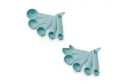2x 5pc KitchenAid Plastic Measuring Spoon Set Kitchen Utensils Mineral Water