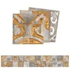 24pcs Moroccan Tile Sticker Peel Floor Wall Decals Waterproof Decor