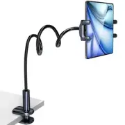 Gooseneck Tablet Stand, iPad Holder Mount,Flexible Arm Clamp for Bed,Table,De...