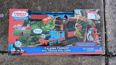 NON WORKING Thomas and Friends Trackmaster Bust Through Mine Tunnel 2012 Set New