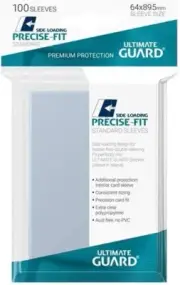Ultimate Guard Precise Fit Sideload Sleeves (100 Pack), Transparent
