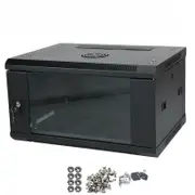 OZNALA 6RU 19 Inch 19" 450mm Deep Wall Mount Cabinet Server Rack Data Network Comms