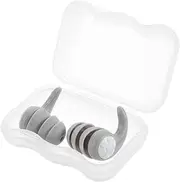 NULYLU Silicone Swimming Earplugs for Women Noise Reduction Earplugs Universal Fit for Teens and Adults Waterproof for Pool Bath Shower