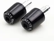 7/8" Motorcycle Bar Ends Universal Motorcycle Handlebar Plugs End Caps - 2Pcs Grip Ends, Fit with Yamaha YZF R1 R3 R6 R7 R125 R6S R25 R3 600R (Black)
