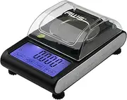 American Weigh Scales ZEO-50 Black Milligram Scale - 50g Capacity x 0.001g Precision, Pocket Size, Digital Jewelry and Powder Weighing Tool
