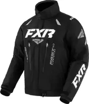 FXR Team FX 2-in-1 2023 Snowmobile Jacket, black-white, Size L for Men Black White