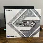 ASROCK Motherboard Z690 ATX Steel Legend WiFi 6e Intel 12-gen CPU (LGA1700)