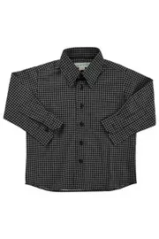 Little Man Houndstooth Shirt--QUI-3012-2