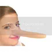 Unisex PINOCCHIO NOSE 7" Long with Double sided tape Application