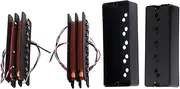 VICASKY Bass Parts Vintage Pickup Funny Valve Stem Caps Guitar Humbucker Pickup Metal Black
