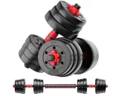 Adjustable Dumbbell Set – 2-in-1 Dumbbells and Barbells, up to 30kg
