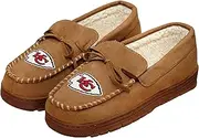 FOCO Mens NFL Team Logo Moccasin Slippers
