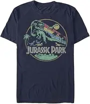 [Jurassic Park] Fifth Sun Men's Retro, Black, Small