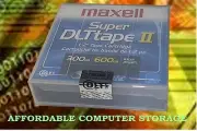 1-PACK MAXELL NEW SEALED DATA Super DLT Cartridge DLTtape II 600Gb 183715