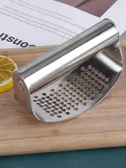 Kitchen Stainless Steel Garlic Press Crusher Rocker Mincer Easy Squeezer Tool