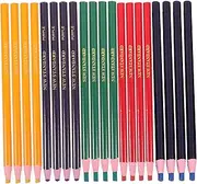 COHEALI Portable Grease Pencil Set 20pcs China Marker Crayon Pencils Household Drawing Supply