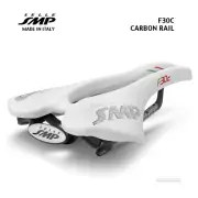 NEW Selle SMP F30C CARBON Saddle : WHITE - MADE IN iTALY!