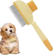 Detangling Comb for Dogs - Cat Detangling Comb | Matted Hair Knots Remover with Long & Short Metal Teeth | Pet Supplies for Cats, Dogs, Short and Long Haired Breeds