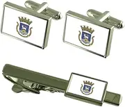 [Select Gifts] San Juan City Flag Cufflinks Tie Clip Box Gift Set