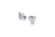 Couture Kingdom Disney Mickey Mouse Stud Earrings Fashion Accessory 8mm Silver