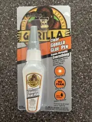 Clear Gorilla Glue Pen 0.75 Oz Non Foam Strong Bond Crystal Clear